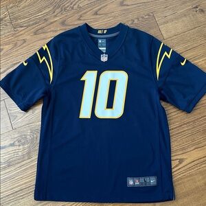 NFL Navy Blue Chargers Jersey Herbert Youth Large (14/16)